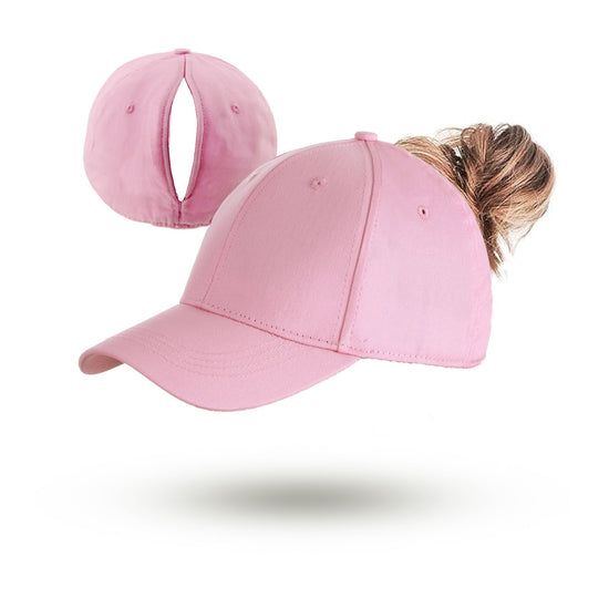Magnetic Ponytail Cap Pink