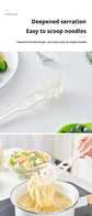Noodle ladle white
