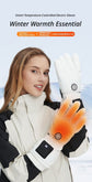 Outdoor Smart Heated Winter Gloves Black