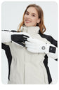 Outdoor Smart Heated Winter Gloves White