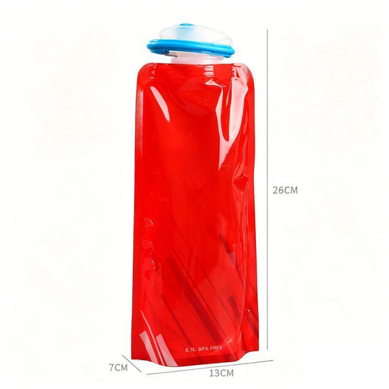 Portable Water Bottle - Red