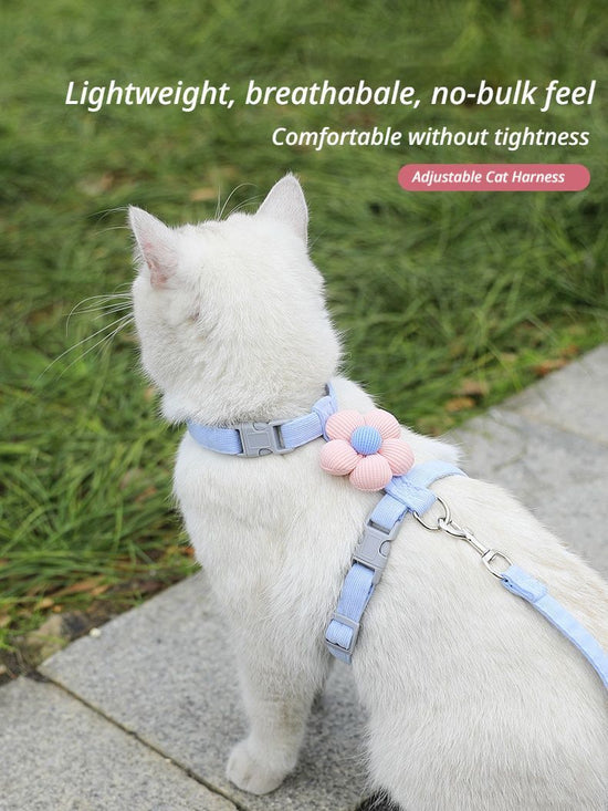Pet Harness-yellow+1.2m Leash+Size S