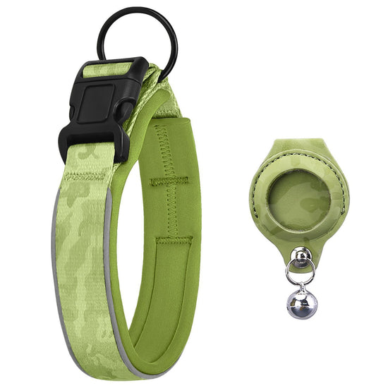 Pet positioning collar-Camo Green 1Pair1-XL-without locator