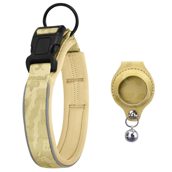 Pet positioning collar-Camo Yellow 1Pair1-S-without locator