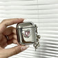 Pink Framed Heart Plated Case + 3 Heart Pendants AirPods 3