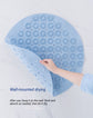 Pink Round Non-Slip Massage Bath Mat 30×30cm