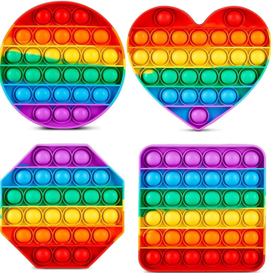 Puzzle Finger Bubble Fun Toy-Heart-shaped
