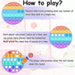 Puzzle Finger Bubble Fun Toy-Round