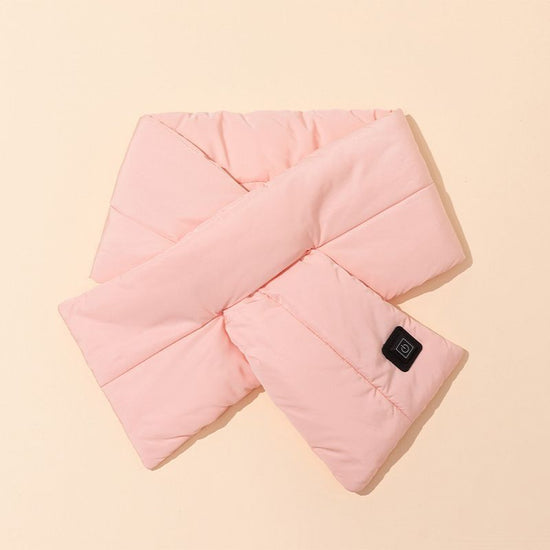 Rechargeable Thickened Heated Scarf Pink