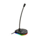 RGB Desktop Microphone 3 USB HUB Model Black