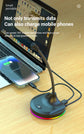 RGB Desktop Microphone 3 USB HUB Model Black