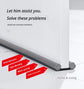 Door gap and bottom sealing strip-Black