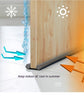 Door gap and bottom sealing strip-Black