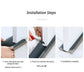 Door gap and bottom sealing strip-Brown