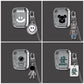 Smiley Face AirPods Pro 2 Case+Keyring+Necklace
