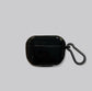 Solid Black Soft Case + Hook AirPods Pro 2