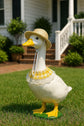 Straw Hat And Yellow Lace Bib