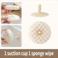 SuctionCupSpongeDishCloth-White