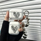 Transparent + Black Buckle Bluetooth Earphone Case Apple AirPods 4