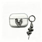 Transparent + Black Buckle Bluetooth Earphone Case Apple AirPods 4