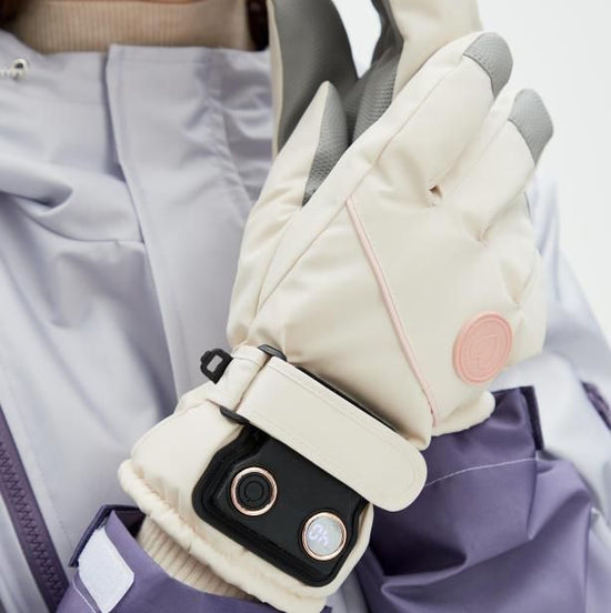 USB Heated Gloves for Outdoor White