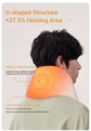 USB Heated White Duck Down Neck Warmer Beige