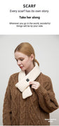 USB Rechargeable Graphene Heated Neck Warmer Khaki
