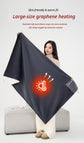 USB Washable Heated Shawl-No Power Bank Included-Apricot
