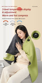 USB Washable Heated Shawl-No Power Bank Included-Green