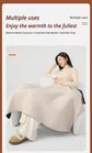 USB Washable Heated Shawl-No Power Bank Included-Green