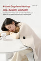 USB Washable Heated Shawl-No Power Bank Included-Red