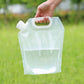 Outdoor portable folding water storage bag-3L transparent