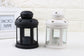 White Black and Red Candle Holder Set of 3
