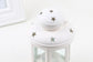 White Black and Red Candle Holder Set of 3