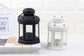 White Pink and Black Candle Holder Set of 3