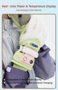 Windproof Water-Repellent Fleece-Lined Self-Heating Gloves Pink