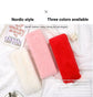 Winter Imitation Rabbit Fur USB Heated Scarf Beige