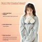 Winter Imitation Rabbit Fur USB Heated Scarf Pink