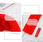 Winter Imitation Rabbit Fur USB Heated Scarf Red