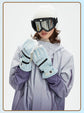 Winter Self-Heating Windproof Touchscreen Gloves-Beige Black
