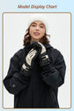 Winter Self-Heating Windproof Touchscreen Gloves-Blue and White