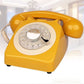 Wireless Bluetooth Desk Phone Style 2-dark red