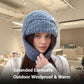 Women Plain Aviator Hat with Earflaps Khaki