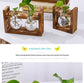 HydroponicSnap-OnWoodenStand-Heart-ShapedDoubleBottle