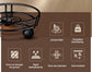 Black Round Wheel Plant Caddy