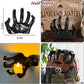Creepy Ghost Hand Desktop Ornament, Halloween Haunted House & Christmas Decor Prop, No.1 Single Hand (Candles Not Included)