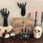 Creepy Ghost Hand Desktop Ornament, Halloween Haunted House & Christmas Decor Prop, No.1 Single Hand (Candles Not Included)