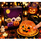 Halloween Ghost Squishy Toy, Stress Relief Squeeze Fidget Toy, Christmas & Holiday Party Gift, Pumpkin Jack Design