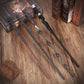 Mysterious Dark Tone Resin Wand With Hidden Metal Core, Halloween Gothic Cosplay Prop, Style 7