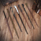 Curved Sculpted Resin Wizard Wand With Metal Core, Gothic Holiday Cosplay Decor, Style 18